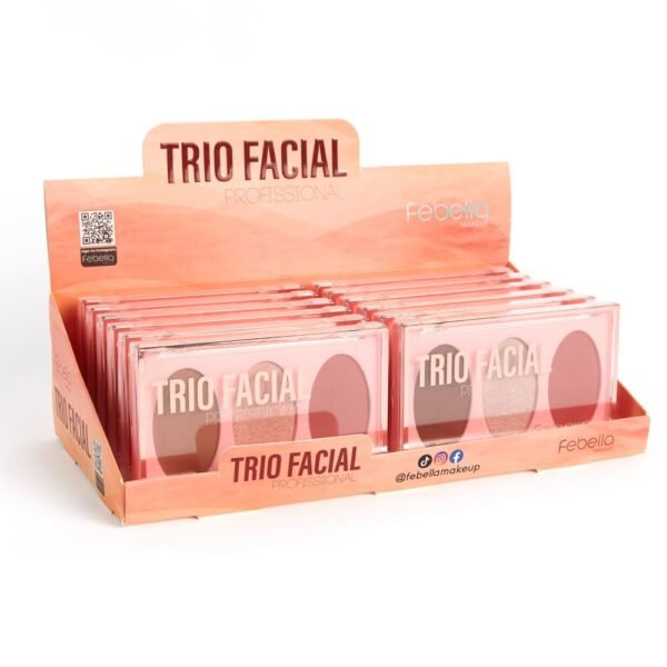 Trio Facial Contorno Blush e Iluminador - Imagem 7